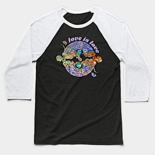 Love is Love Rainbows - Fusion Baseball T-Shirt